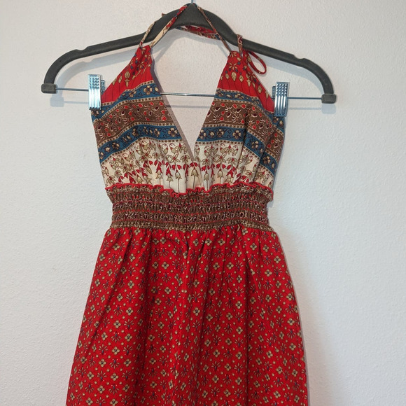 Vintage 1970's Rare Rags by Kressandra Hippie Festival Dress - Picture 4 of 11